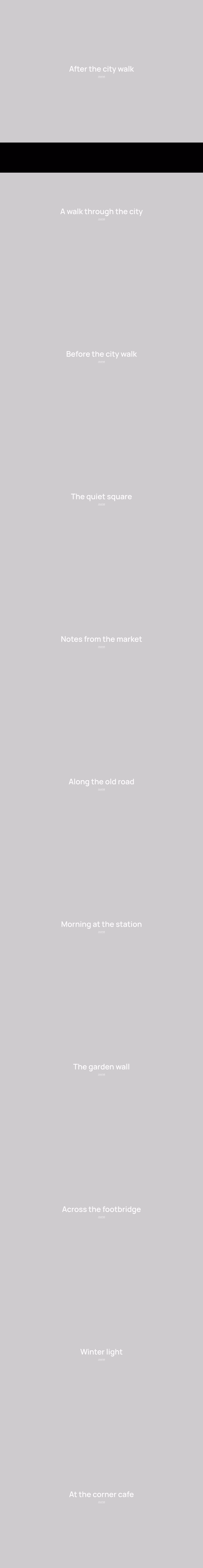 Covr home page, WordPress original