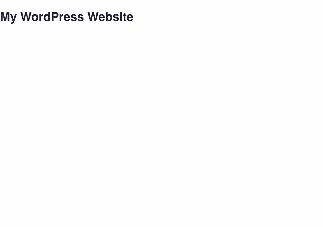 Directory home page, WordPress original