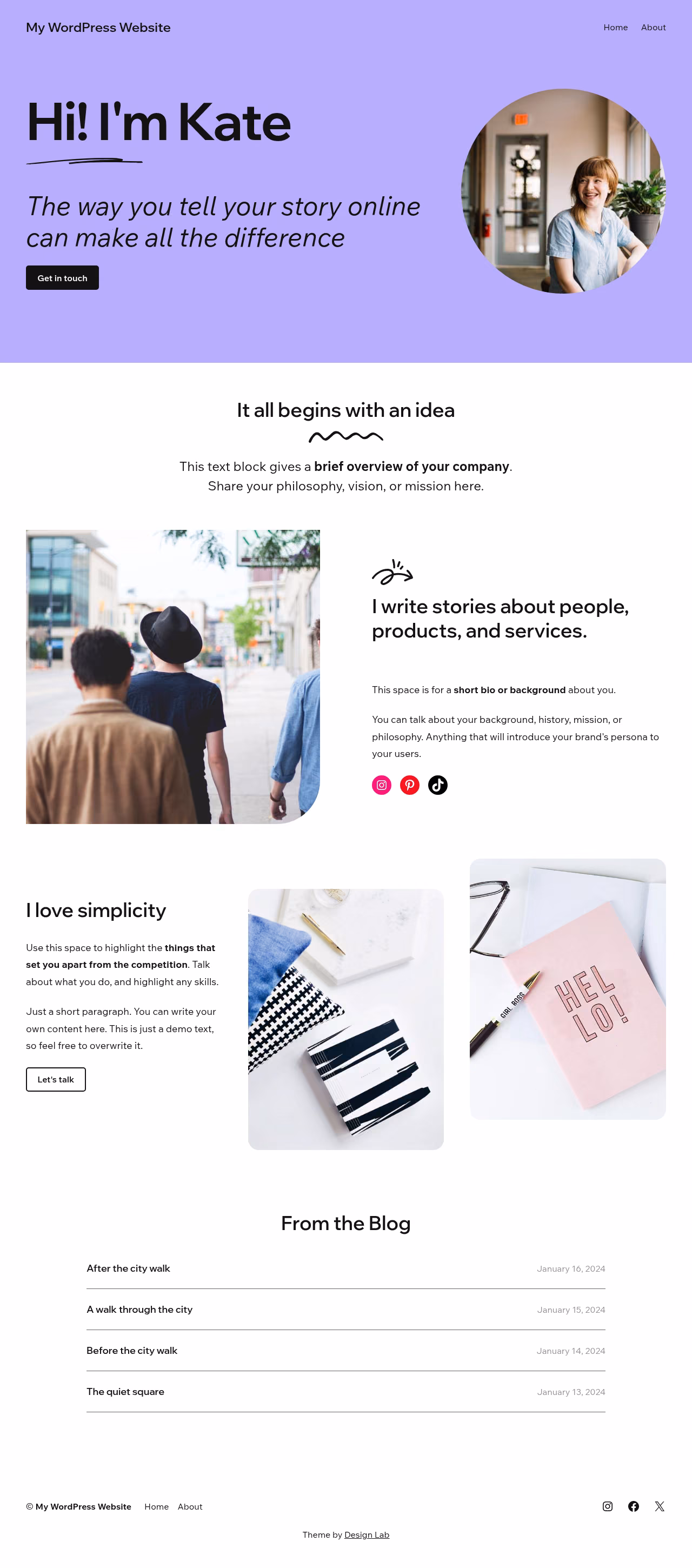 Eliot home page, Drupal conversion by WordPal
