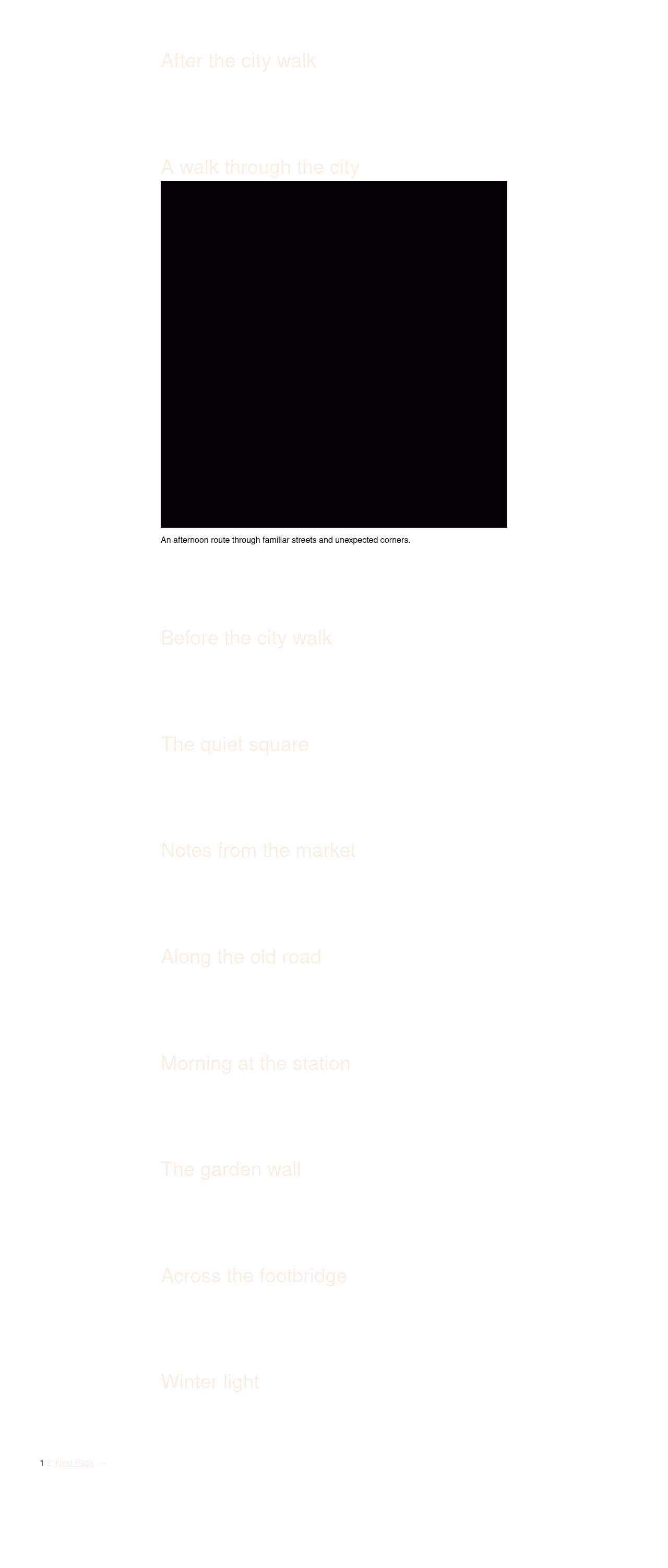 Geologist home page, WordPress original