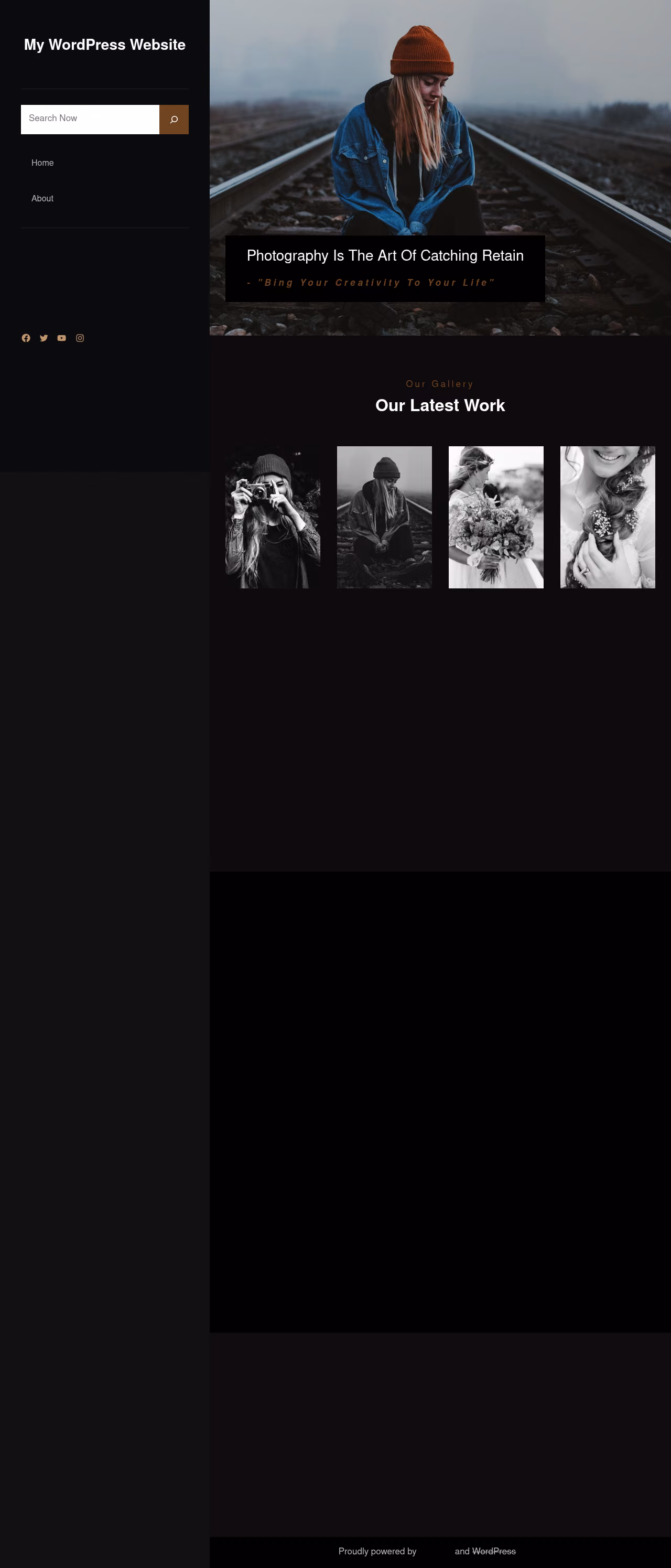 Gutenify Photoshot home page, Drupal conversion by WordPal