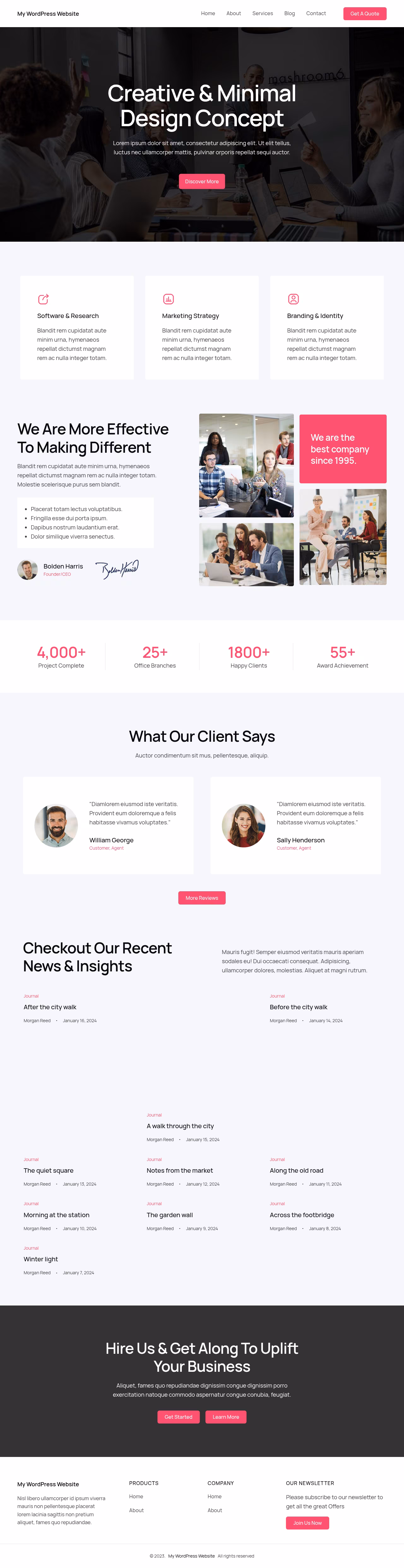 Kortez FSE home page, Drupal conversion by WordPal