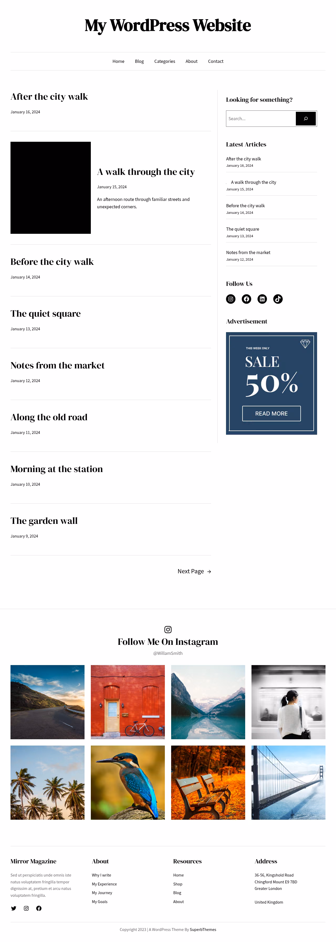 Mirror Magazine home page, Drupal conversion by WordPal