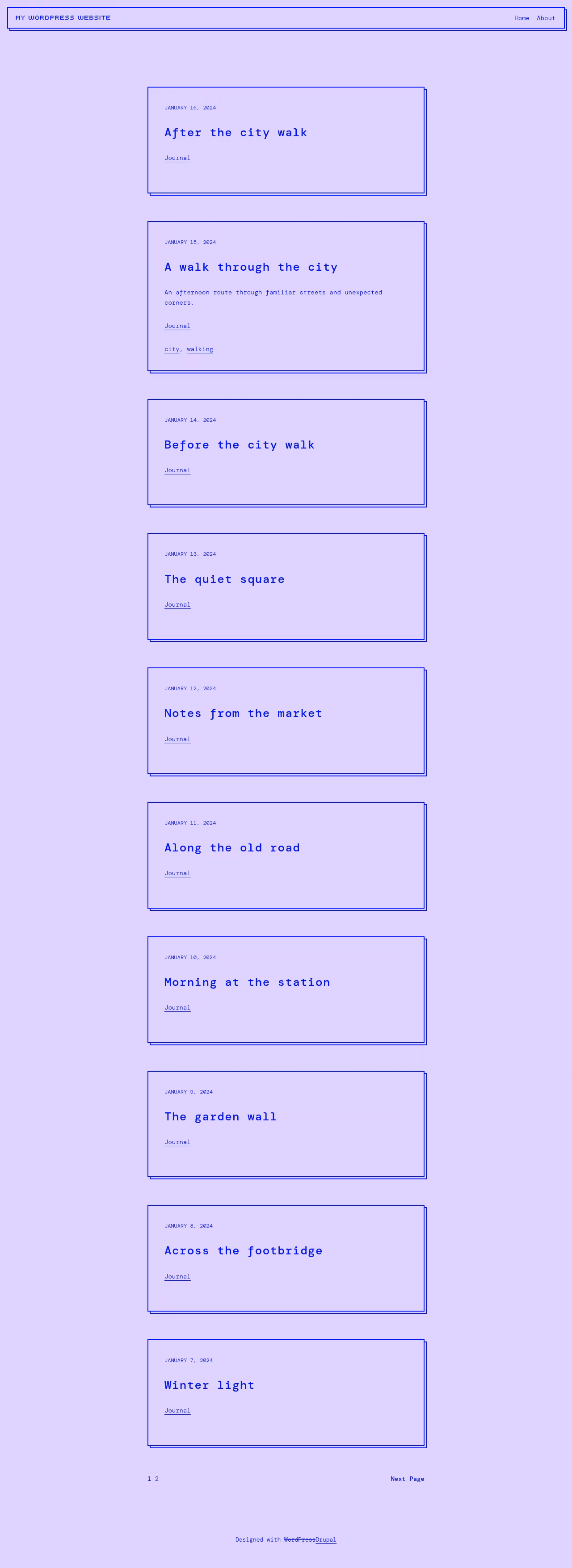 Pixl home page, Drupal conversion by WordPal