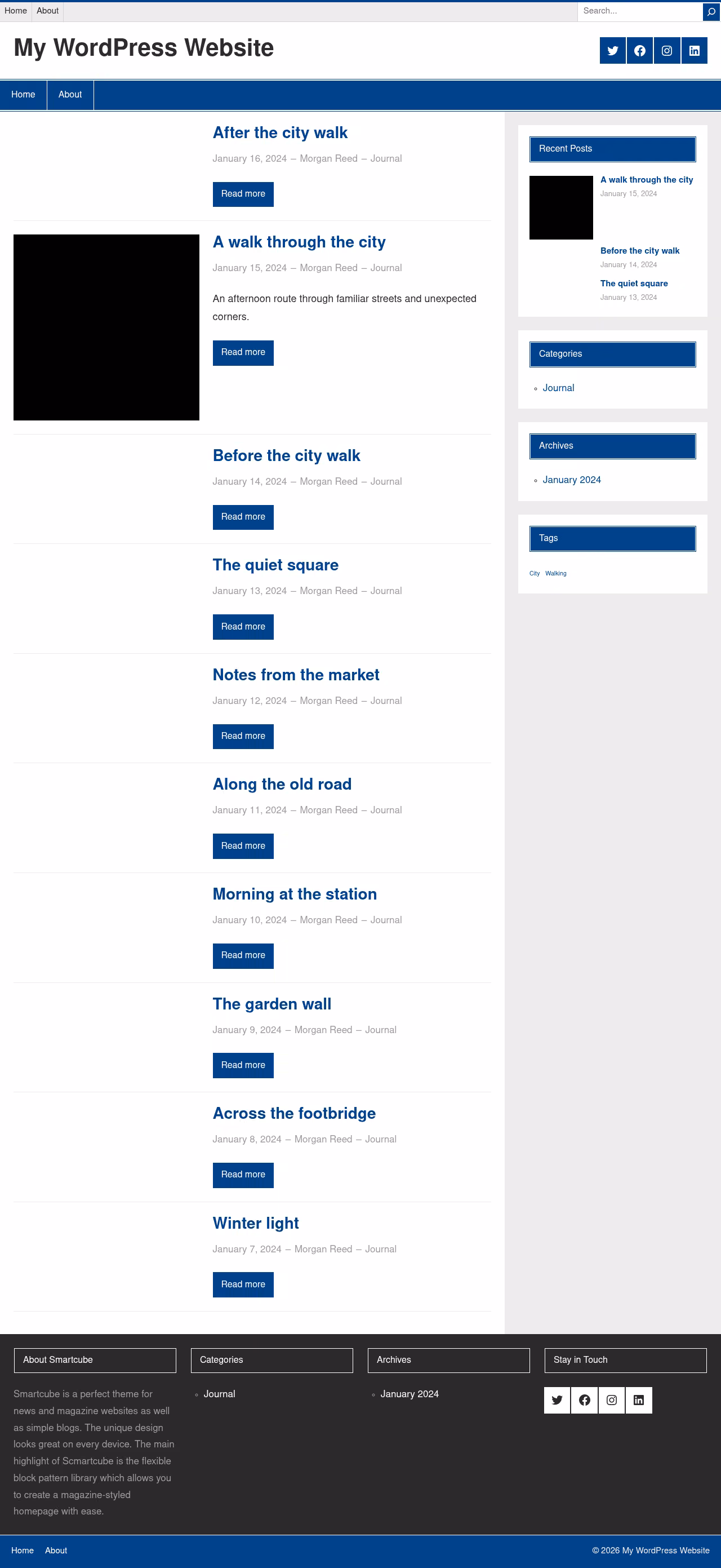 Smartcube home page, Drupal conversion by WordPal