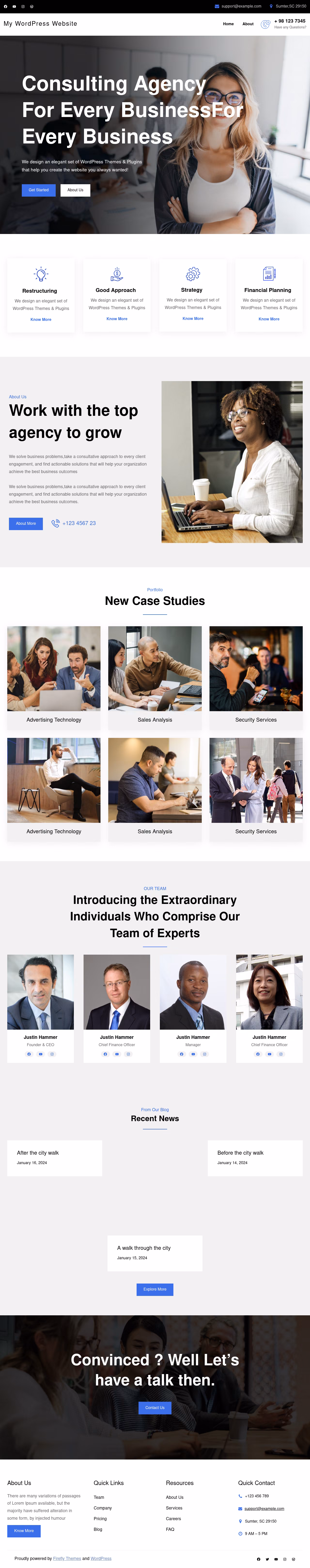 TradeElite home page, WordPress original