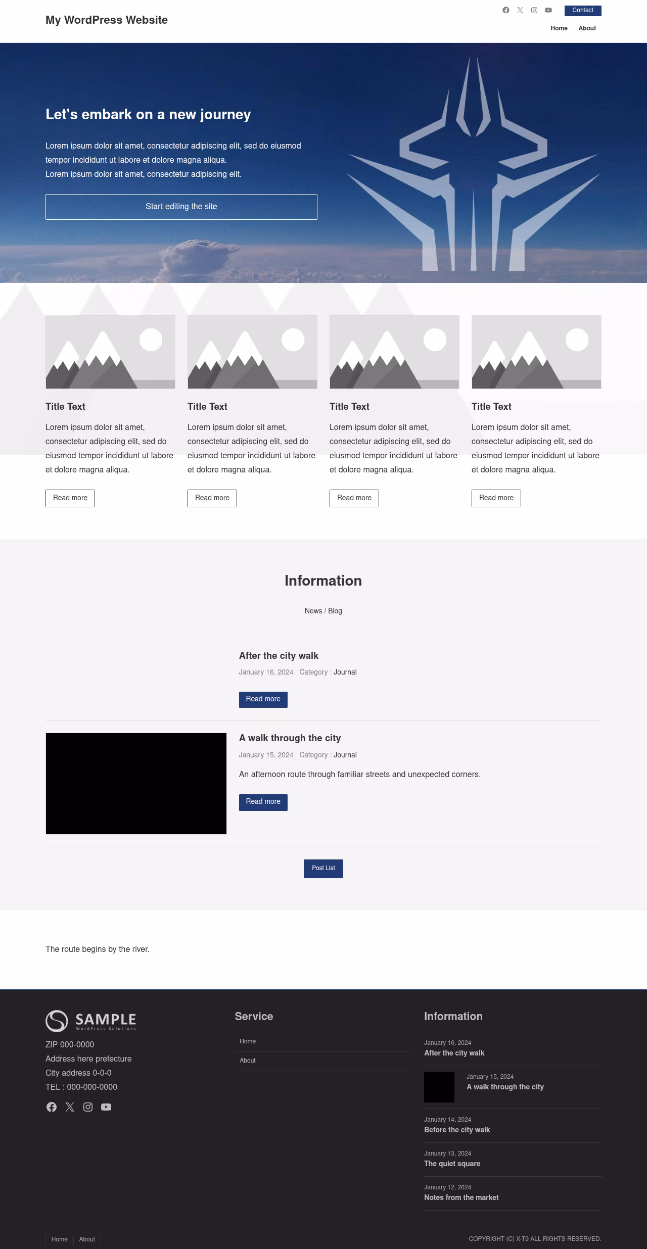 X-T9 home page, Drupal conversion by WordPal