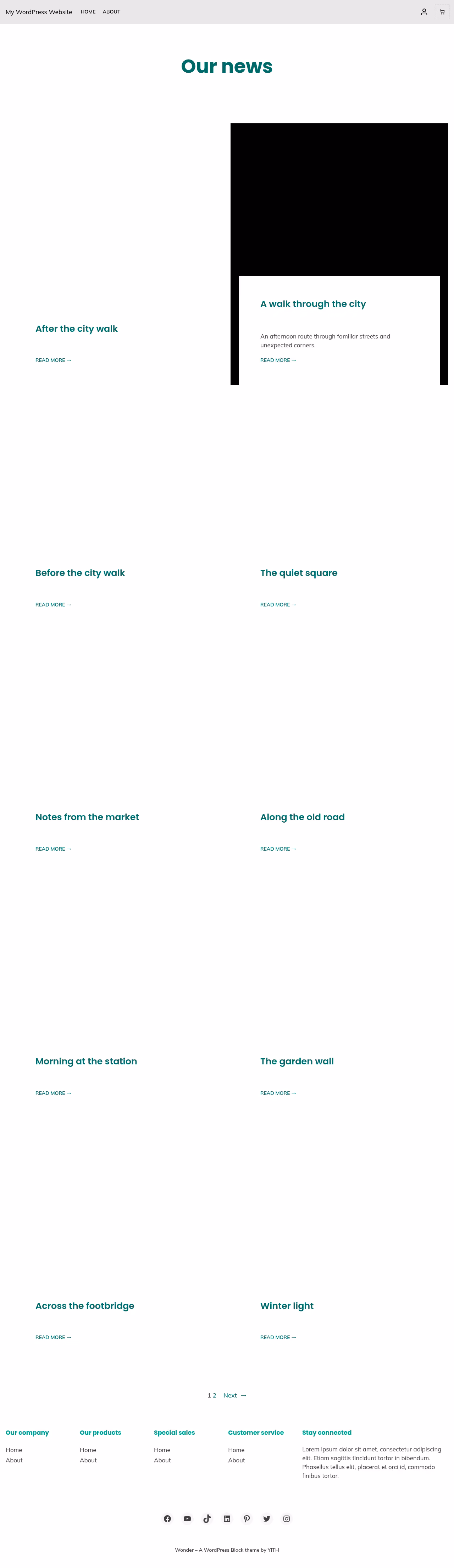 YITH Wonder home page, Drupal conversion by WordPal